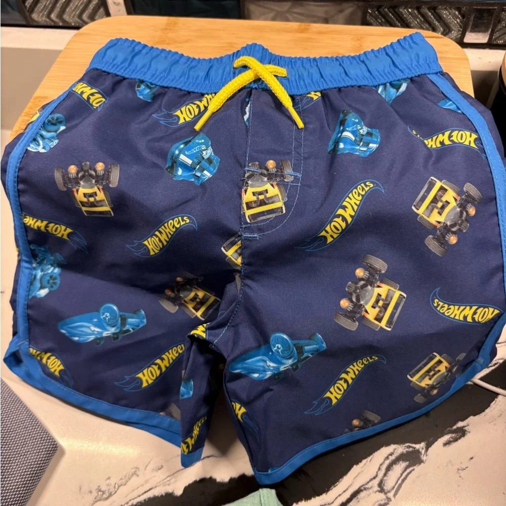Mattel Hot Wheels Blue Kids Swim Set